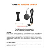 70mai A510 + RC11 Rear Cam + 4G Remote Hardwire Kit