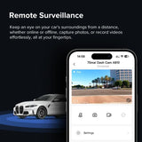 70mai A810 4K HDR + RC12 Rear HDR Cam + 4G Hardwire Kit
