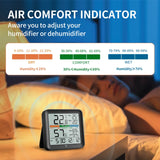 Noklead Indoor LCD Digital Thermometer & Humidity Monitor