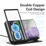 4-in-1 Wireless Charging Station For Mobile Phones, Watches & Buds