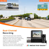 70mai A510 + RC11 Rear Cam + 4G Remote Hardwire Kit