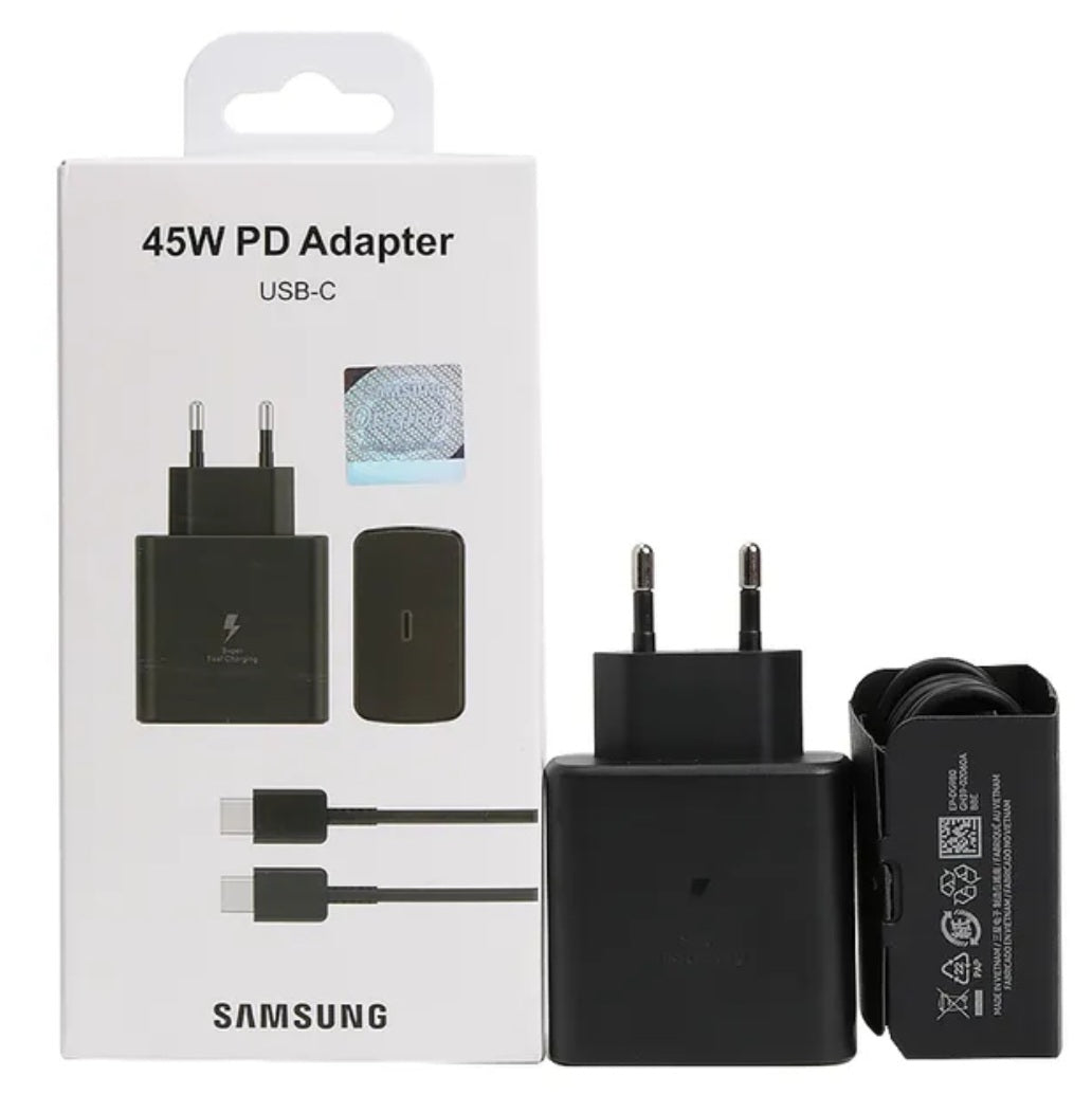 For Samsung 45W Super Fast Charger Adapter USB-C Cable Galaxy S22