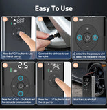 Carsun Smart Digital Air Compressor - Tyre Inflator
