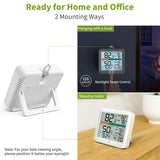 Noklead Indoor LCD Digital Thermometer & Humidity Monitor