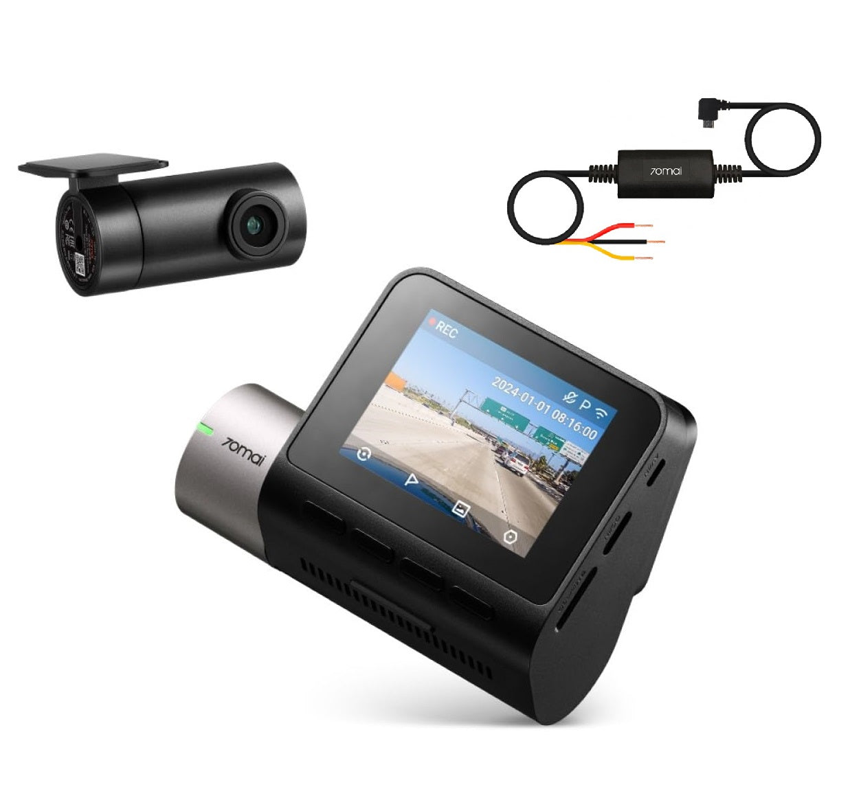 70mai A510 ドライブレコーダーとMidrive UP03 70mai A510 Dash Camera + RC11 Rear Camera + UP03 Set – Car