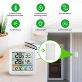 Noklead Indoor & Outdoor Wireless Temperature & Humidity Monitor