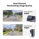 70mai A800S 4K GPS ADAS + RC06 Rear Dash Cam UK EN - Car Wireless Mobile Phone Chargers