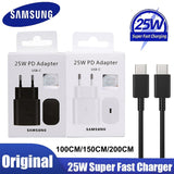 Samsung 25W Fast Charger for EU Mobile Phones & Tablets - Car Wireless Mobile Phone Chargers
